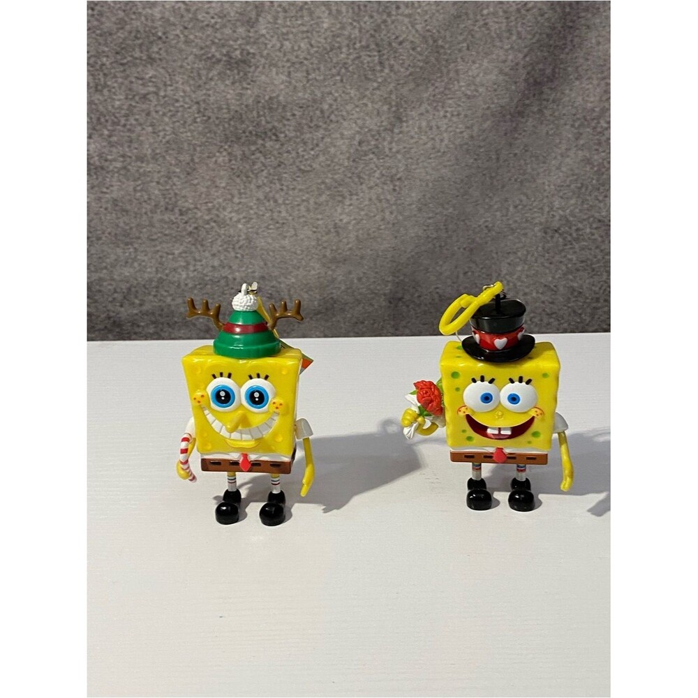 Vintage 2003 SpongeBob Candy Buddy Clip-On Lot Christmas Valentine Frankford